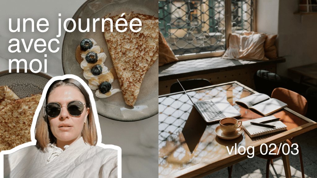 Une journée avec moi – détourée — miniature YouTube personnalisée